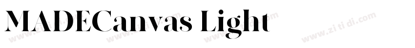 MADECanvas Light字体转换